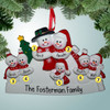 Christmas Ornament of Happy Snowman Family - 7 Christmas Ornament of Happy Snowman Family - 7
