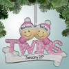 image of Twins - Two Girls ornament