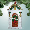 Christmas Ornament of Front Door - Brown