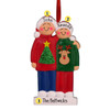 image of Ugly Christmas Sweater Couple ornament