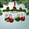 image of Christmas Mittens on Hooks - 4 ornament