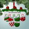 image of Christmas Mittens on Hooks - 6 ornament