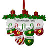 image of Christmas Mittens on Hooks - 6 ornament