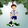 image of Soccer Boy Posing with Ball ornament