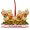 image of Reindeer Family with Holly - 7 ornament