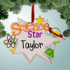 Christmas Ornament of Science Star Christmas Ornament of Science Star