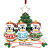 image of Ugly Sweater Penguin Family - 3 ornament