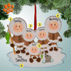 Personalized Eskimo Family - 5 Christmas Ornament