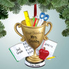 Christmas Ornament of Best Teacher Cup Christmas Ornament of Best Teacher Cup