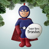 Christmas Ornament of Super Hero with Shield Christmas Ornament of Super Hero with Shield