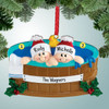 Christmas Ornament of Hot Tub with Holly Couple Christmas Ornament of Hot Tub with Holly Couple