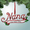 image of Nana with Mistletoe ornament