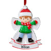 image of Snow Angel Boy ornament