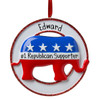 image of Republican Elephant ornament