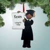 Christmas Ornament of African American Graduate - Male Christmas Ornament of African American Graduate - Male