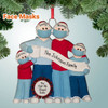 image of Pandemic Covid Ornament Family of 4