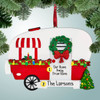 Christmas Ornament of Camping Trailer with Large Wreath Christmas Ornament of Camping Trailer with Large Wreath