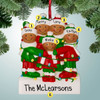 Christmas Ornament of Tangled Lights Family African American - 5 Christmas Ornament of Tangled Lights Family African American - 5