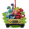 image of Dinosaur Family - 5 Personalized Christmas Ornament