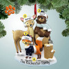 Christmas Ornament of Woodland Animals Family - 3 Christmas Ornament of Woodland Animals Family - 3
