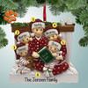 Christmas Ornament of Christmas Eve Book Family - 5