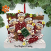 Christmas Ornament of Christmas Eve Book Family - 6 Ornament