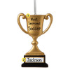 Personalized Trophy Cup 1st Place Winner Christmas Ornament