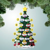 Personalized Christmas Tree with Colorful Ornaments - 15 Christmas Ornament