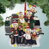 Christmas Ornament of Camping Family in Airstream Trailer - 6 Christmas Ornament of Camping Family in Airstream Trailer - 6