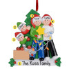 Personalized Family Decorating Christmas Tree - 4 Christmas Ornament