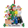 Personalized Family Decorating Christmas Tree - 5 Christmas Ornament