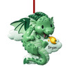 Personalized Green Dragon Christmas Ornament