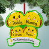 Christmas Ornament of Taco Family - 4 Christmas Ornament of Taco Family - 4