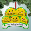 Personalized Taco Family - 5 Christmas Ornament