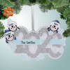 Personalized 2023 Penguin Family - 3 Christmas Ornament