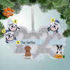 Personalized 2023 Penguin Family - 3 Christmas Ornament