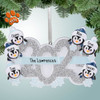 Personalized 2023 Penguin Family - 6 Christmas Ornament