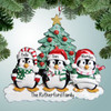 image of Winter Penguin Family - 3 ornament