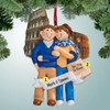 Personalized Rome Couple with Colosseum Christmas Ornament