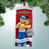 Personalized London Phone Booth Couple Christmas Ornament