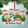 Christmas Ornament of Family Movie Night - 5 Christmas Ornament of Family Movie Night - 5