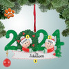 Christmas Ornament of 2024 Family with Hanging Ornament - 2
