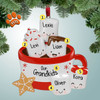 Christmas Ornament of Hot Cocoa Family with Star - 5