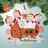 Christmas Ornament of Gingerbread House Family - 4 Christmas Ornament of Gingerbread House Family - 4