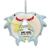 Personalized Expecting Baby Shark Couple Christmas Ornament