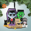 Personalized Halloween Monsters Couple - 2 Christmas Ornament