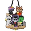 Personalized Halloween Monsters Family - 5 Christmas Ornament