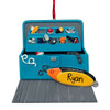 Personalized Fishing Tackle Box Christmas Ornament