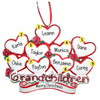 image of Grandchildren with 9 Hearts ornament