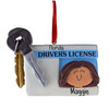 image of License with Keys - Brown Female ornament